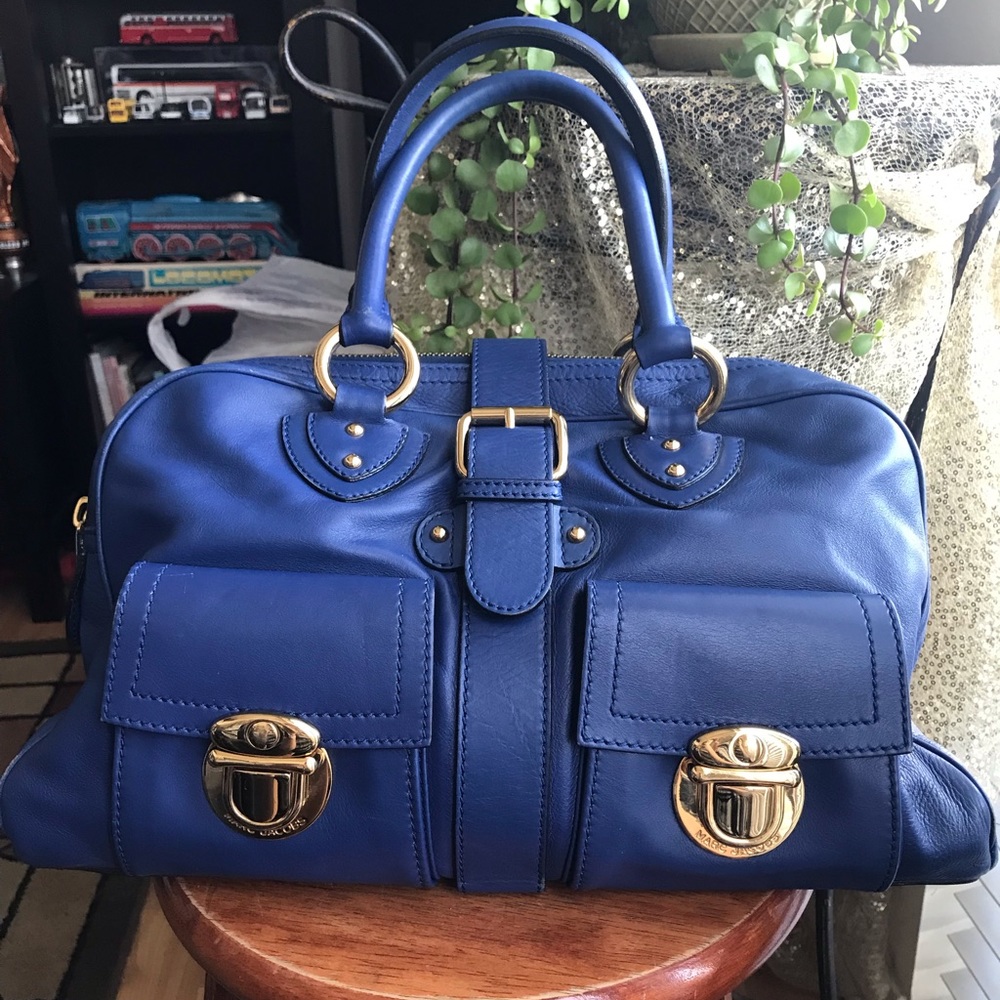 Gorgeous Marc Jacobs Cobalt Satchel